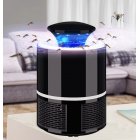 5V 5W LED USB Charging Photocatalyst No Radiation Mosquito Killer Lamp Large black