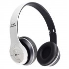P47 Wireless Headsets On-Ear Stereo Earphones Longer Playtime USB Charging For Smart Phone Computer Laptop White