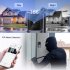 M10 Smart Hd 720p 2.4g Wireless Wifi Video Doorbell Camera Visual Intercom Night Vision Ip Doorbell Wireless Security Camera M10 gray