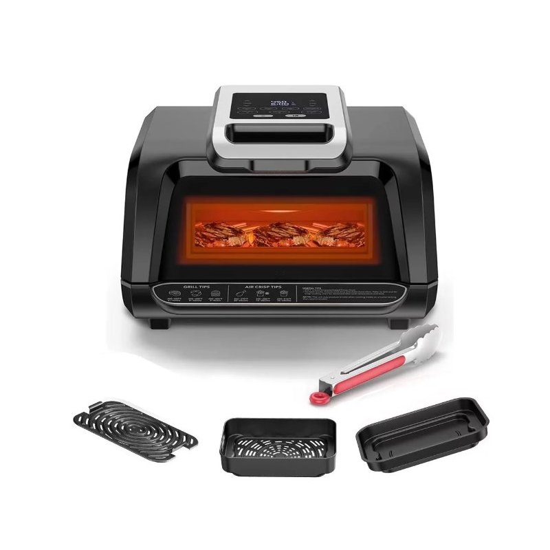 US ZSTAR Air Fryer GZ01 7-in-1 4QT Smokeless Electric Air Grill US Plug