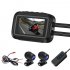 Motorcycle Dash Cam 150&deg; Wide Angle, HD 1080P Front and Rear Camera Driving Recorder, Loop Recording, WiFi-no GPS