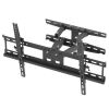 US Original LEADZM Cold Rolled Plate Tmds-204 32-70 Inch Double Pendulum Large Base Tv Stand Load-bearing 50kg Bracket black