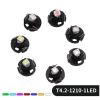 US 10Pcs T4.2 12V LED Bulb Car Instrument Dashboard Meter Panel Lights Lamps T4.2 white