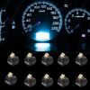 US 10Pcs T4.2 12V LED Bulb Car Instrument Dashboard Meter Panel Lights Lamps T4.2 white
