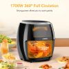 US ACEKOOL Air Fryer FT2 8.5QT Touch Screen with Visible Window